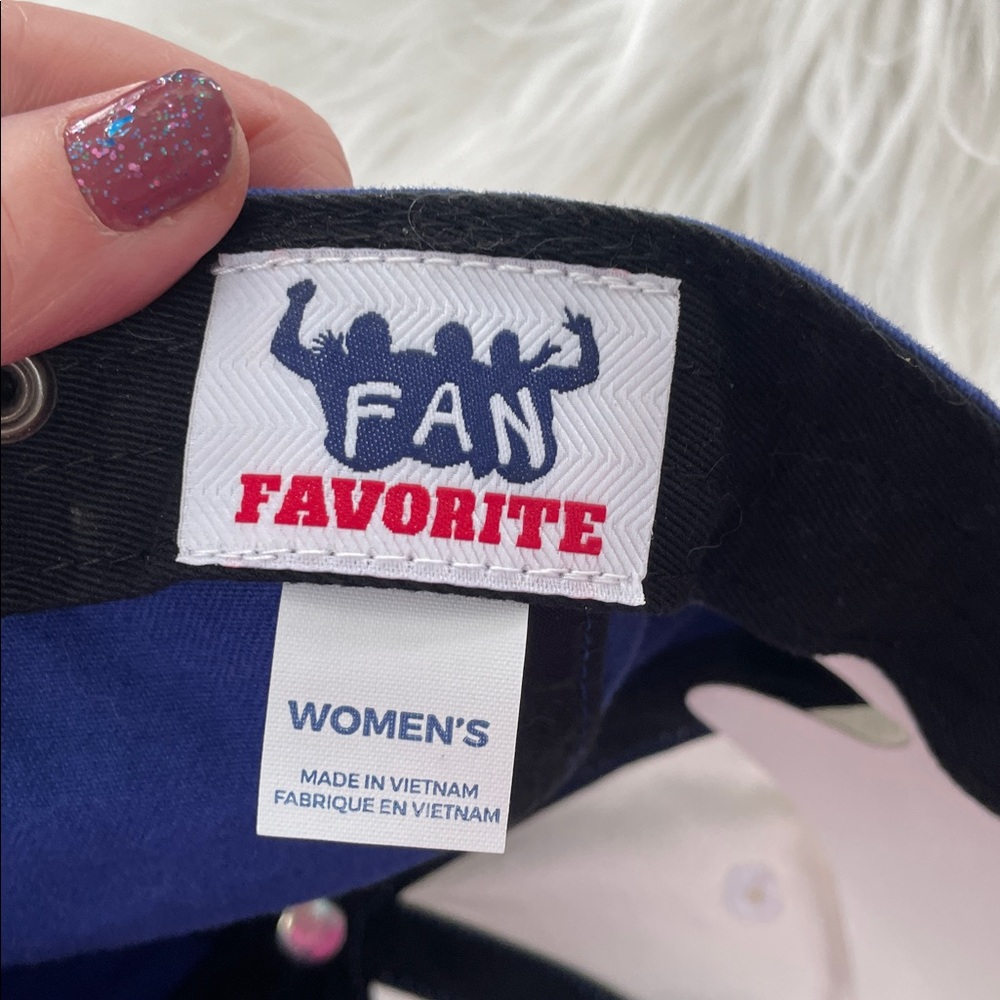 NWT Blue Jays blue white Sequin Logo adjustable cap hat - Picture 11 of 13